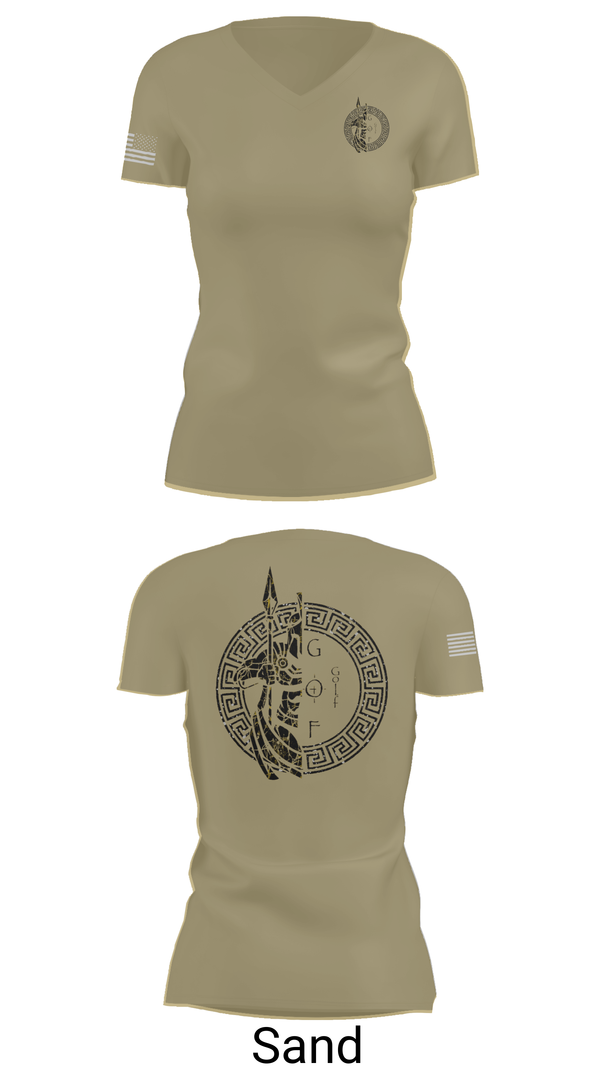 Womens Short Sleeve Vneck Shirt, GOLF, , Teamtime, Team time, sublimation, custom sports apparel, team uniforms, spirit wear, spiritwear, sports uniforms, custom shirts, team store, custom team store, fundraiser sports, apparel fundraiser