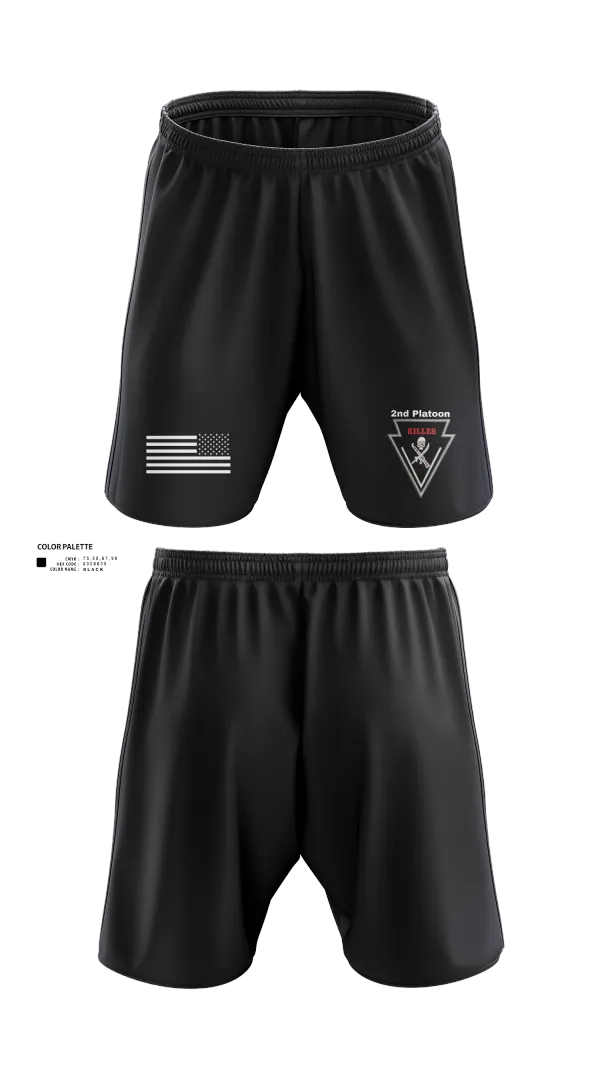 Athletic Shorts With Pockets, 2/11 killer troop, Army, Teamtime, Team time, sublimation, custom sports apparel, team uniforms, spirit wear, spiritwear, sports uniforms, custom shirts, team store, custom team store, fundraiser sports, apparel fundraiser