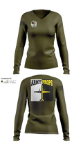 DET 2 CO A 2-245th AVN 46226536 Women's Long Sleeve V-neck Shirt - 22