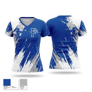 Womens Short Sleeve Vneck Shirt, Pitkin Tigers, Men's Basketball, Teamtime, Team time, sublimation, custom sports apparel, team uniforms, spirit wear, spiritwear, sports uniforms, custom shirts, team store, custom team store, fundraiser sports, apparel fundraiser