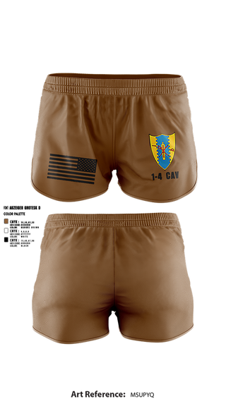 Ranger Panties, 1-4 Cav, , Teamtime, Team time, sublimation, custom sports apparel, team uniforms, spirit wear, spiritwear, sports uniforms, custom shirts, team store, custom team store, fundraiser sports, apparel fundraiser