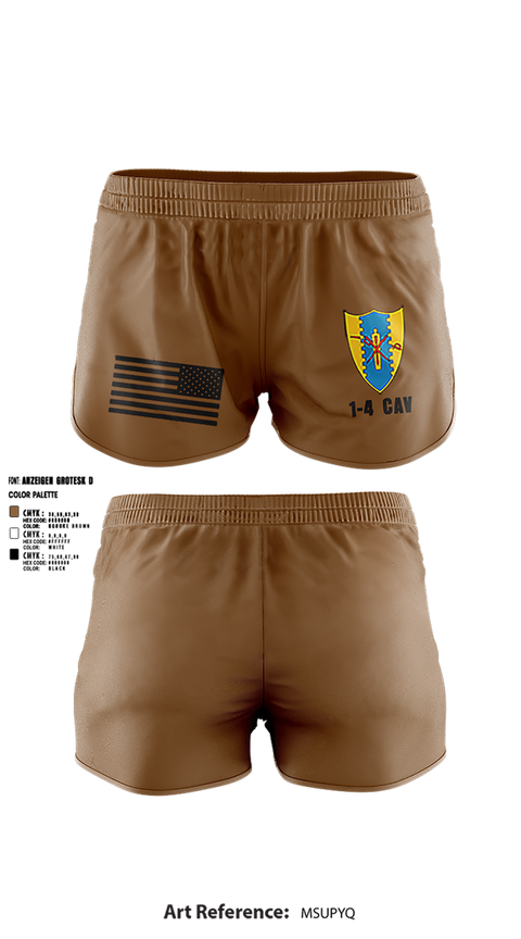Ranger Panties, 1-4 Cav, , Teamtime, Team time, sublimation, custom sports apparel, team uniforms, spirit wear, spiritwear, sports uniforms, custom shirts, team store, custom team store, fundraiser sports, apparel fundraiser