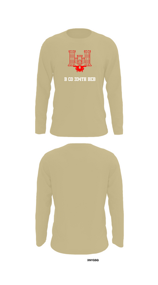 Long Sleeve Performance Shirt, B co 334th BEB, , Teamtime, Team time, sublimation, custom sports apparel, team uniforms, spirit wear, spiritwear, sports uniforms, custom shirts, team store, custom team store, fundraiser sports, apparel fundraiser