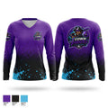 J-Town Pirates Women's Long Sleeve V-neck Shirt - 1