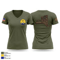 New York Recruiting and Retention 25052177 Women's Short Sleeve V-neck Shirt - 1