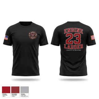 Short Sleeve Performance Shirt, Station 23, Fire Department, Teamtime, Team time, sublimation, custom sports apparel, team uniforms, spirit wear, spiritwear, sports uniforms, custom shirts, team store, custom team store, fundraiser sports, apparel fundraiser