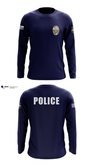 Long Sleeve Performance Shirt, Miami Police Department, , Teamtime, Team time, sublimation, custom sports apparel, team uniforms, spirit wear, spiritwear, sports uniforms, custom shirts, team store, custom team store, fundraiser sports, apparel fundraiser