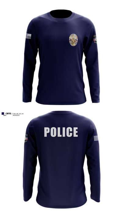 Miami Police Department 44557573 Long Sleeve Performance Shirt 8