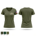 535th Engineers Women's Short Sleeve V-neck Shirt - 1
