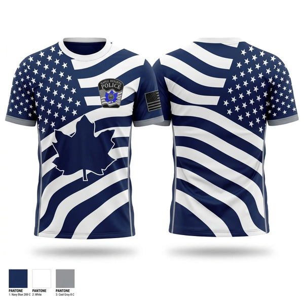 Short Sleeve Performance Shirt, Maple Heights Police Department, Police, Teamtime, Team time, sublimation, custom sports apparel, team uniforms, spirit wear, spiritwear, sports uniforms, custom shirts, team store, custom team store, fundraiser sports, apparel fundraiser