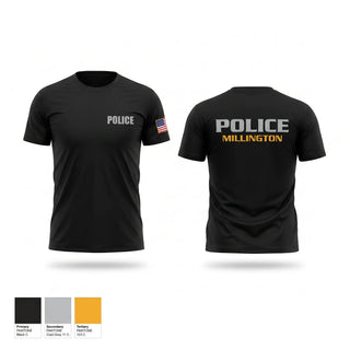 Short Sleeve Performance Shirt, Millington Police Department, Police, Teamtime, Team time, sublimation, custom sports apparel, team uniforms, spirit wear, spiritwear, sports uniforms, custom shirts, team store, custom team store, fundraiser sports, apparel fundraiser