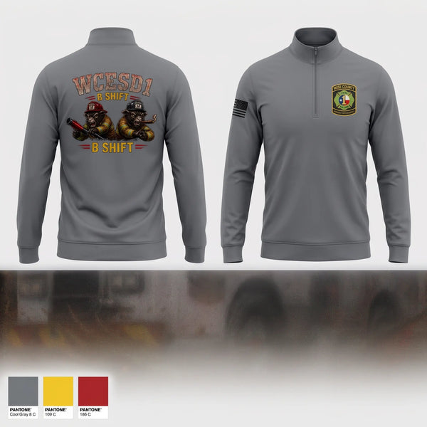 Windbreaker, WCESD1 B shift, Fire Department, Teamtime, Team time, sublimation, custom sports apparel, team uniforms, spirit wear, spiritwear, sports uniforms, custom shirts, team store, custom team store, fundraiser sports, apparel fundraiser