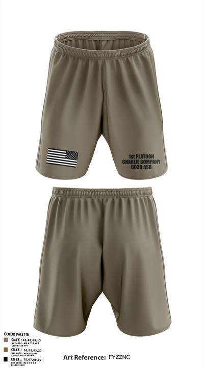 CCO 603 ASB 3CAB 90647608 Athletic Shorts With Pockets - 1