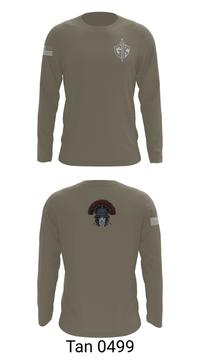 HQ PLT, A CO, USDB BN (CORR) 15623117 Long Sleeve Performance Shirt 66