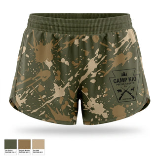 Womens Shorts, Camp Kio, , Teamtime, Team time, sublimation, custom sports apparel, team uniforms, spirit wear, spiritwear, sports uniforms, custom shirts, team store, custom team store, fundraiser sports, apparel fundraiser