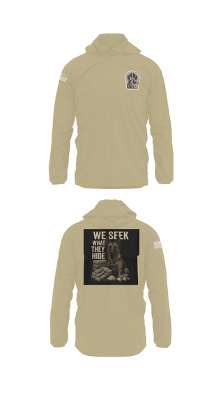 Windbreaker, Narcotics K9, , Teamtime, Team time, sublimation, custom sports apparel, team uniforms, spirit wear, spiritwear, sports uniforms, custom shirts, team store, custom team store, fundraiser sports, apparel fundraiser
