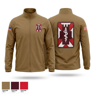 Windbreaker, 75th Field Hospital, Army, Teamtime, Team time, sublimation, custom sports apparel, team uniforms, spirit wear, spiritwear, sports uniforms, custom shirts, team store, custom team store, fundraiser sports, apparel fundraiser