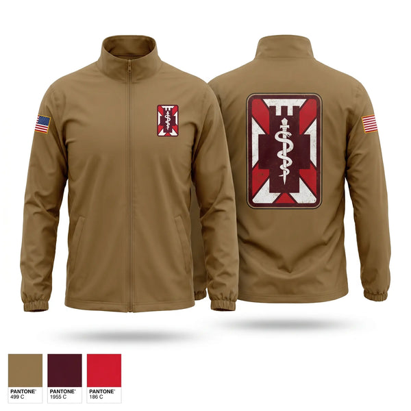 Windbreaker, 75th Field Hospital, Army, Teamtime, Team time, sublimation, custom sports apparel, team uniforms, spirit wear, spiritwear, sports uniforms, custom shirts, team store, custom team store, fundraiser sports, apparel fundraiser
