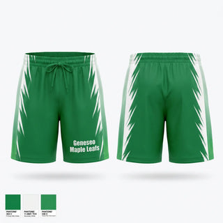 Athletic Shorts With Pockets, Geneseo Maple Leafs, Women's Basketball, Teamtime, Team time, sublimation, custom sports apparel, team uniforms, spirit wear, spiritwear, sports uniforms, custom shirts, team store, custom team store, fundraiser sports, apparel fundraiser