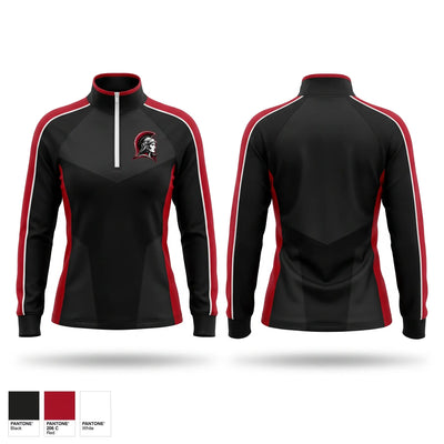 Lady trojans Quarter Zip Jacket - 1
