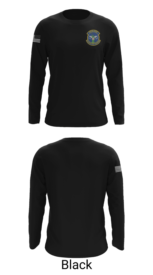 Long Sleeve Performance Shirt, Academy Cadet Squadron, Air Force, Teamtime, Team time, sublimation, custom sports apparel, team uniforms, spirit wear, spiritwear, sports uniforms, custom shirts, team store, custom team store, fundraiser sports, apparel fundraiser