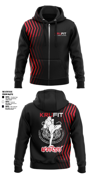 Zip Hoodie, KruFit, , Teamtime, Team time, sublimation, custom sports apparel, team uniforms, spirit wear, spiritwear, sports uniforms, custom shirts, team store, custom team store, fundraiser sports, apparel fundraiser