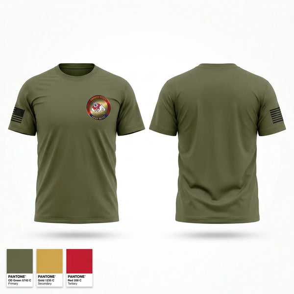 Old School Cotton Feel Shirt, Bulldog Battalion, Army, Teamtime, Team time, sublimation, custom sports apparel, team uniforms, spirit wear, spiritwear, sports uniforms, custom shirts, team store, custom team store, fundraiser sports, apparel fundraiser