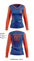 Catskill Volleyball 51447521 Women's Long Sleeve V-neck Shirt - 3