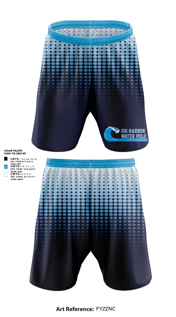 Athletic Shorts With Pockets, Gig Harbor Water Polo, Water Polo, Teamtime, Team time, sublimation, custom sports apparel, team uniforms, spirit wear, spiritwear, sports uniforms, custom shirts, team store, custom team store, fundraiser sports, apparel fundraiser