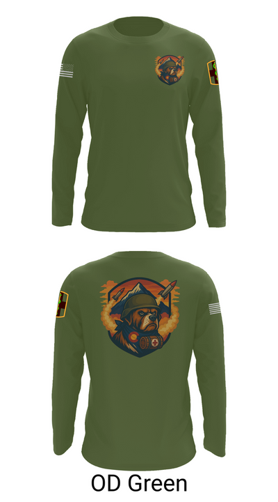 10th Field Hospital (FWD) 73609367 Long Sleeve Performance Shirt 46