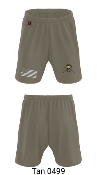 Athletic Shorts With Pockets, HHC 1ST BN 65TH INF REG, , Teamtime, Team time, sublimation, custom sports apparel, team uniforms, spirit wear, spiritwear, sports uniforms, custom shirts, team store, custom team store, fundraiser sports, apparel fundraiser