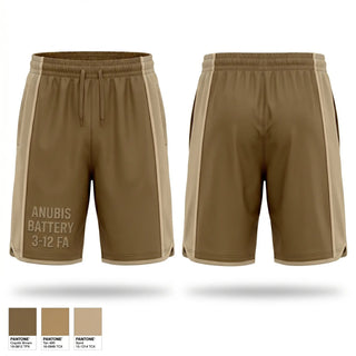 Athletic Shorts With Pockets, Anubis Battery, 3-12 FA, Army, Teamtime, Team time, sublimation, custom sports apparel, team uniforms, spirit wear, spiritwear, sports uniforms, custom shirts, team store, custom team store, fundraiser sports, apparel fundraiser