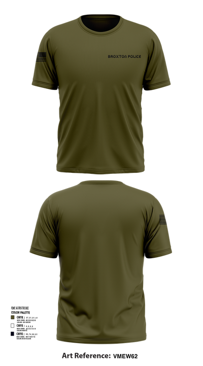 Broxton police 36855501 Short Sleeve Performance Shirt - 4