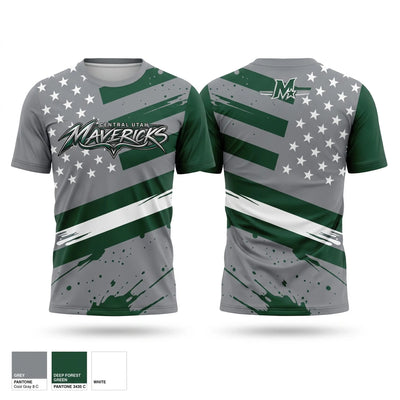 Central Utah Mavericks Short Sleeve Performance Shirt - 1