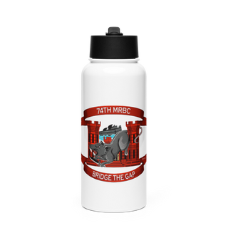 74th MRBC 20192295 Stainless Steel Water Bottle with a Straw Lid