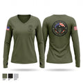 12th Precinct Special Operations Women's Long Sleeve V-neck Shirt - 1