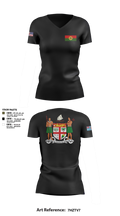 Republic Of Fiji Military Forces 95611729 Women's Short Sleeve V-neck Shirt - 3