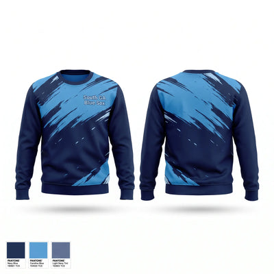 South GA Blue Sox Crew Neck Sweatshirt - 1