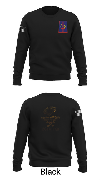 Crew Neck Sweatshirt, 204thFSC, National Guard, Teamtime, Team time, sublimation, custom sports apparel, team uniforms, spirit wear, spiritwear, sports uniforms, custom shirts, team store, custom team store, fundraiser sports, apparel fundraiser