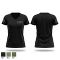 Hancock county sheriff C.E.R.T team 55665410 Women's Short Sleeve V-neck Shirt - 1