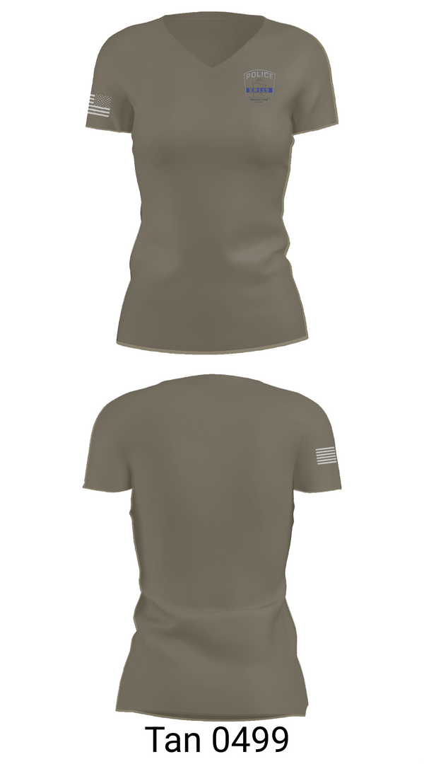 Womens Short Sleeve Vneck Shirt, Hoyt Lakes Fire Department, Fire Department, Teamtime, Team time, sublimation, custom sports apparel, team uniforms, spirit wear, spiritwear, sports uniforms, custom shirts, team store, custom team store, fundraiser sports, apparel fundraiser