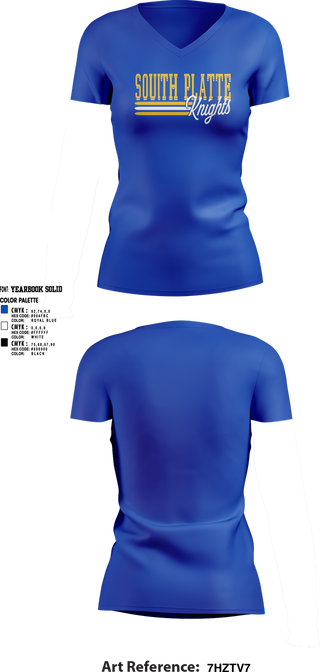 Womens Short Sleeve Vneck Shirt, South Platte Knights Volleyball, Women's Volleyball, Teamtime, Team time, sublimation, custom sports apparel, team uniforms, spirit wear, spiritwear, sports uniforms, custom shirts, team store, custom team store, fundraiser sports, apparel fundraiser