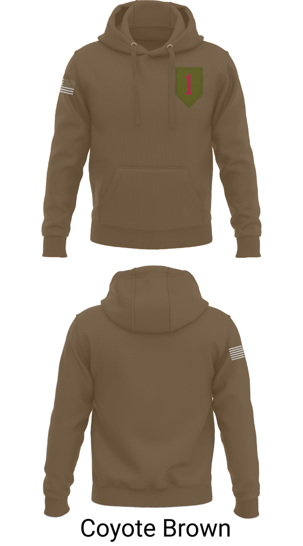 Hoodie, 1st Infantry Division, Army, Teamtime, Team time, sublimation, custom sports apparel, team uniforms, spirit wear, spiritwear, sports uniforms, custom shirts, team store, custom team store, fundraiser sports, apparel fundraiser