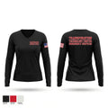 Transportion Technology Center Emergency Services Women's Long Sleeve V-neck Shirt - 1