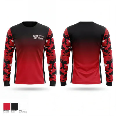 West Texas Dirt Devils 21249839 Long Sleeve Performance Shirt 1