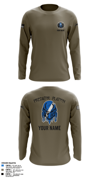 Long Sleeve Performance Shirt, 3rd Platoon, Army, Teamtime, Team time, sublimation, custom sports apparel, team uniforms, spirit wear, spiritwear, sports uniforms, custom shirts, team store, custom team store, fundraiser sports, apparel fundraiser