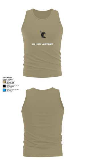 Tank Top, B Co 1/114th Maintenance, Army, Teamtime, Team time, sublimation, custom sports apparel, team uniforms, spirit wear, spiritwear, sports uniforms, custom shirts, team store, custom team store, fundraiser sports, apparel fundraiser