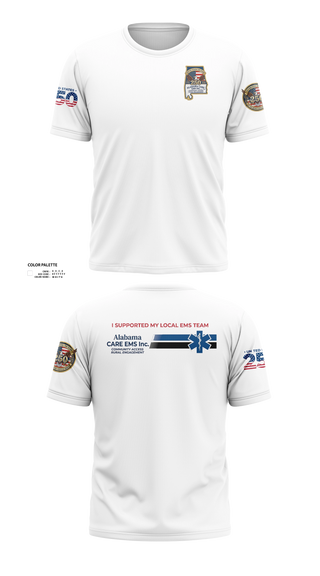 Short Sleeve Performance Shirt, Alabama CARE EMS Inc., EMS/EMT, Teamtime, Team time, sublimation, custom sports apparel, team uniforms, spirit wear, spiritwear, sports uniforms, custom shirts, team store, custom team store, fundraiser sports, apparel fundraiser