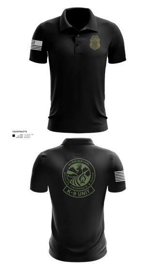 Short Sleeve Performance Polo, MDWFP K9, , Teamtime, Team time, sublimation, custom sports apparel, team uniforms, spirit wear, spiritwear, sports uniforms, custom shirts, team store, custom team store, fundraiser sports, apparel fundraiser