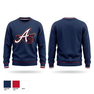Crew Neck Sweatshirt, East Texas Arsenal, Baseball, Teamtime, Team time, sublimation, custom sports apparel, team uniforms, spirit wear, spiritwear, sports uniforms, custom shirts, team store, custom team store, fundraiser sports, apparel fundraiser